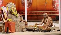 Shri Devi Pujana by HH Swamiji; Picture Courtesy Shri Jaikishan Kandlur